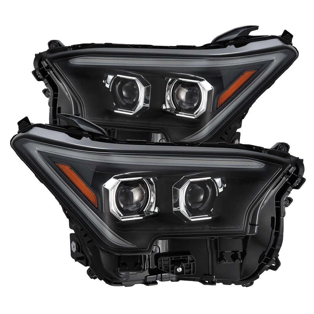 24-26 Toyota Tacoma / 25-26 4Runner LUXX-Series LED Projector Headlights Black
