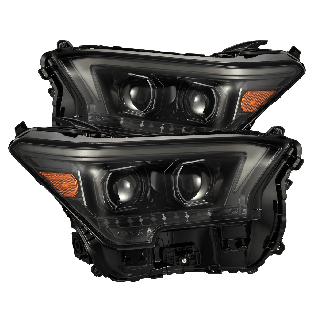 24-26 Toyota Tacoma / 25-26 4Runner OG-Style LUXX-Series LED Projector Headlights Alpha-Black
