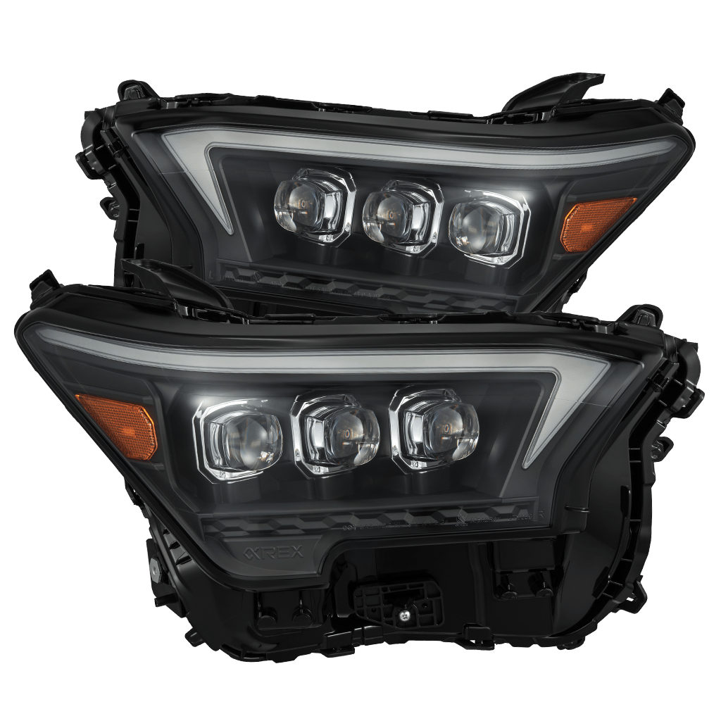 24-26 Toyota Tacoma /25-up 4Runner OG-Style NOVA-Series LED Projector Headlights Black