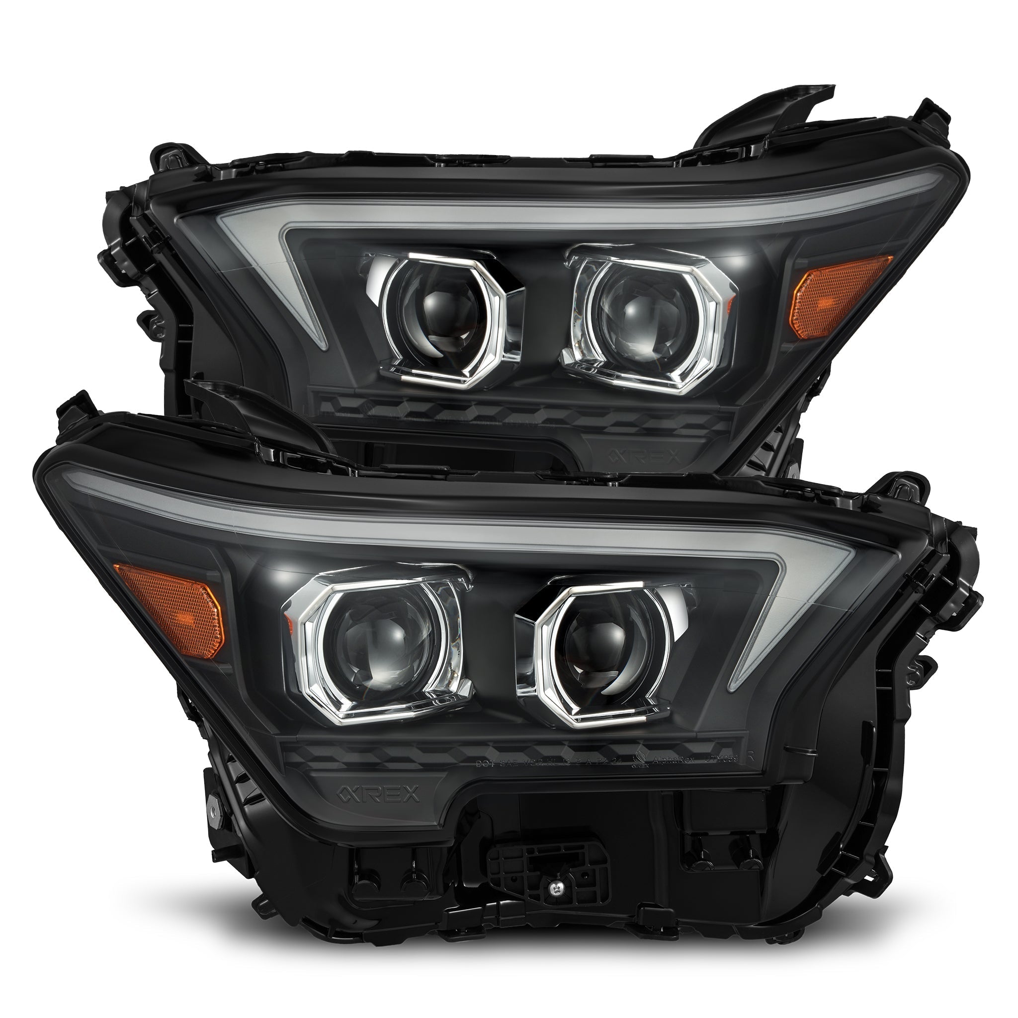 24-26 Toyota Tacoma / 25-26 4Runner OG-Style LUXX-Series LED Projector Headlights Black