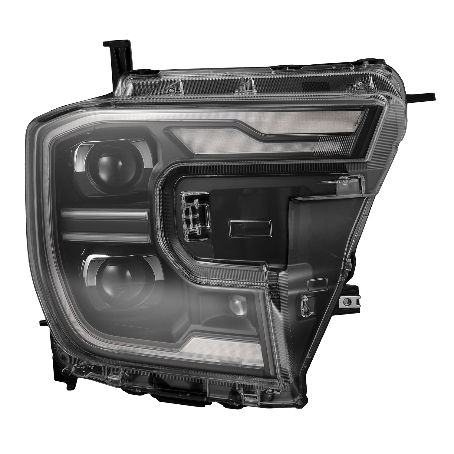 24-26 Ford Ranger / Ranger Raptor LUXX-Series LED Projector Headlights Black