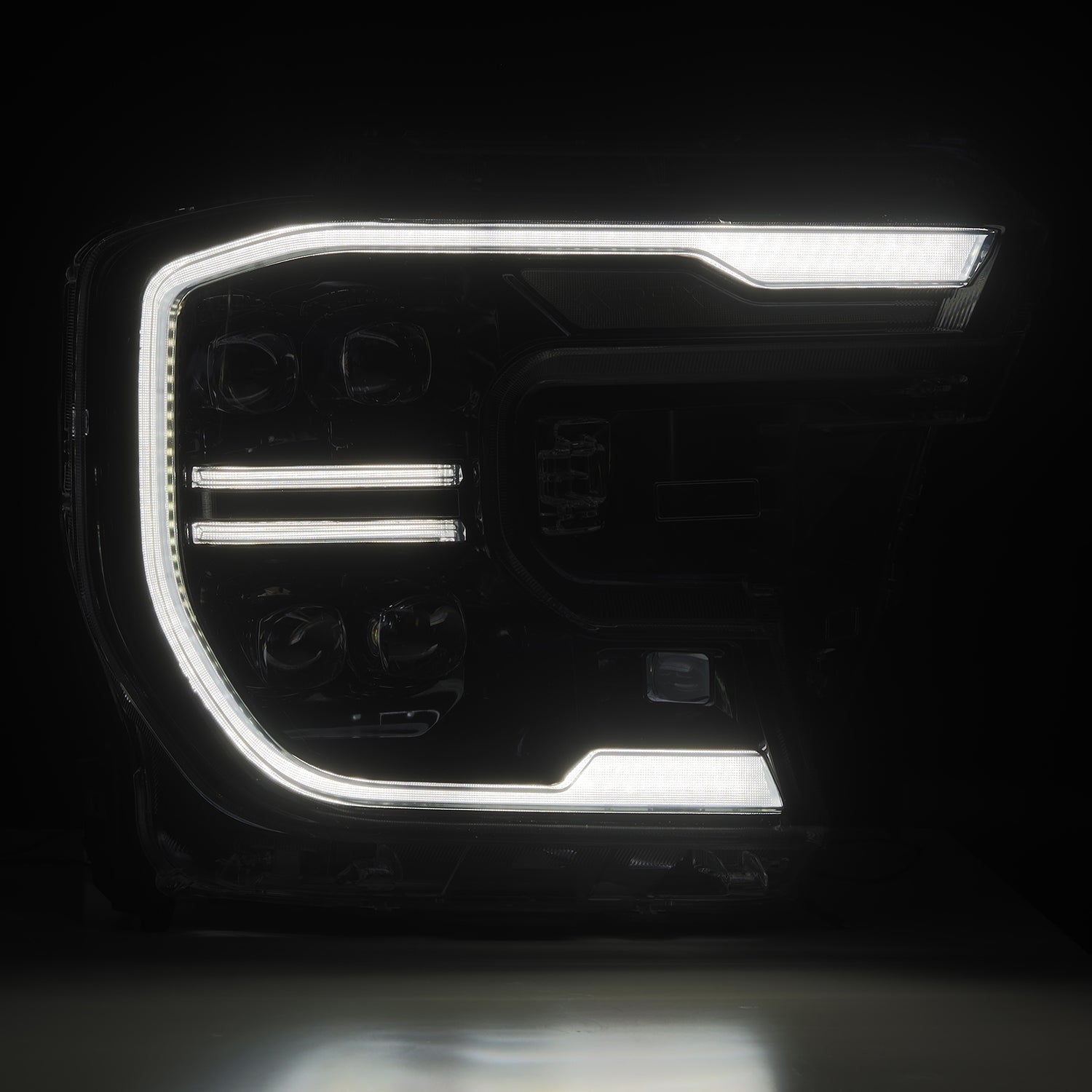 24-26 Ford Ranger / Ranger Raptor NOVA-Series LED Projector Headlights Alpha-Black