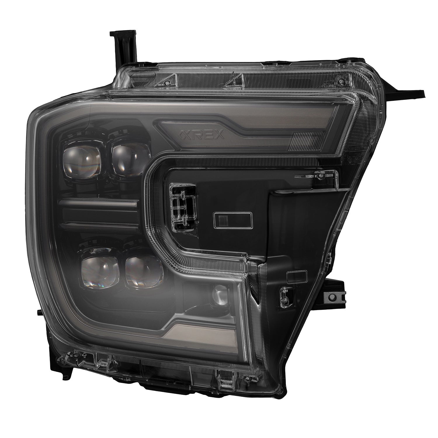 24-26 Ford Ranger / Ranger Raptor NOVA-Series LED Projector Headlights Alpha-Black