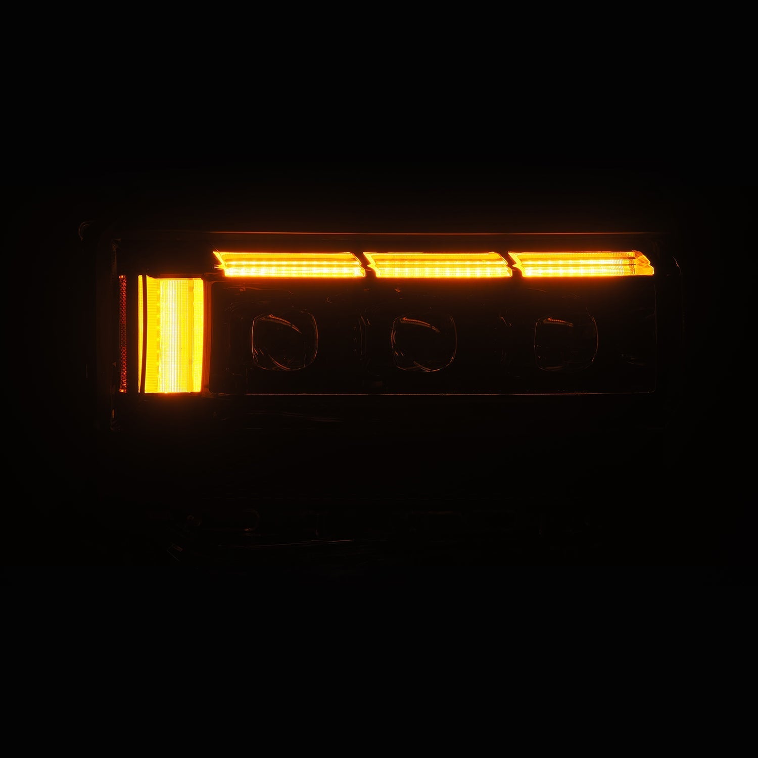 24-26 Toyota Land Cruiser NOVA-Series LED Projector Headlights Alpha-Black