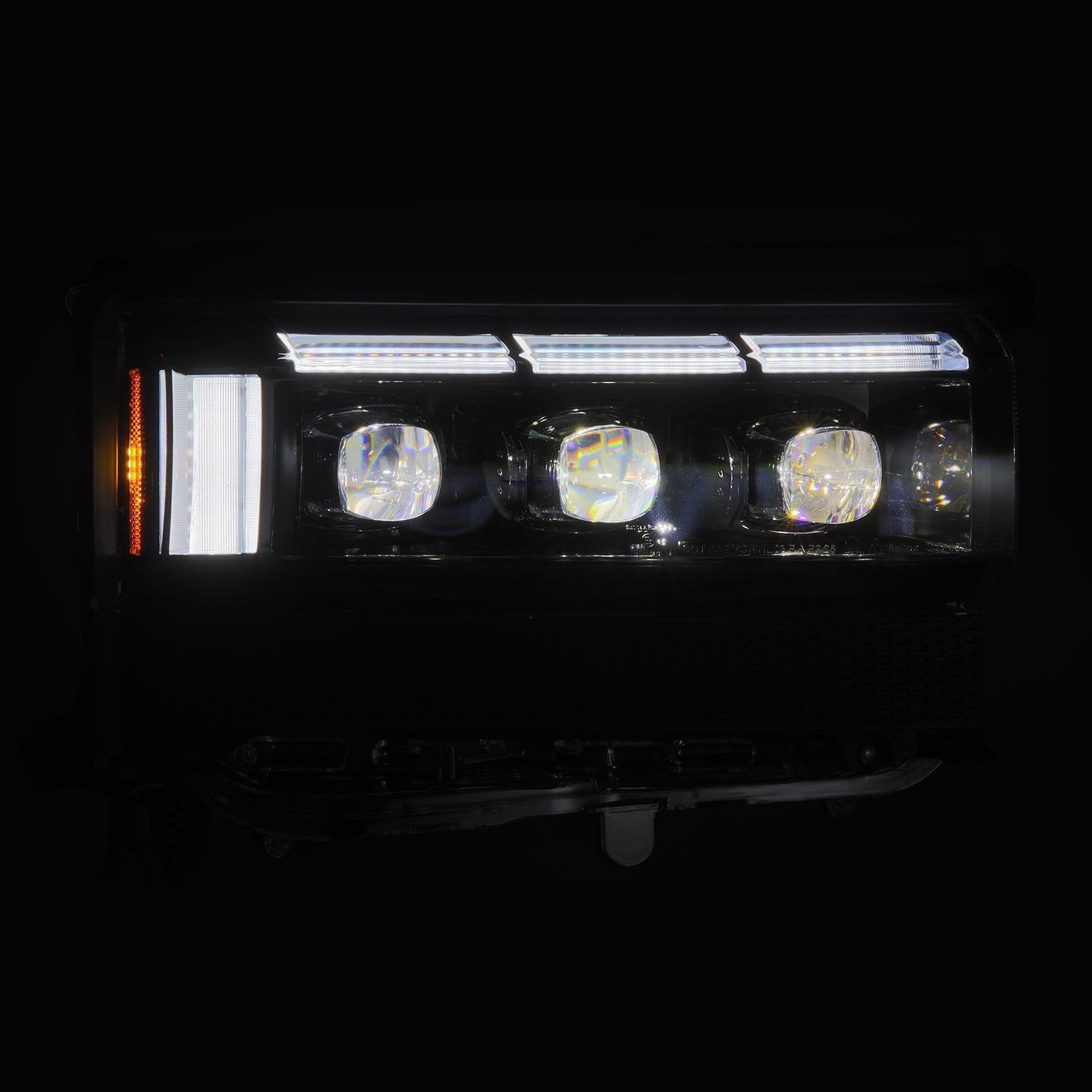 24-26 Toyota Land Cruiser NOVA-Series LED Projector Headlights Alpha-Black