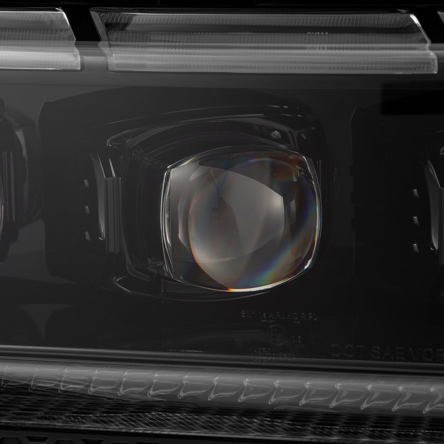 24-26 Toyota Land Cruiser NOVA-Series LED Projector Headlights Alpha-Black