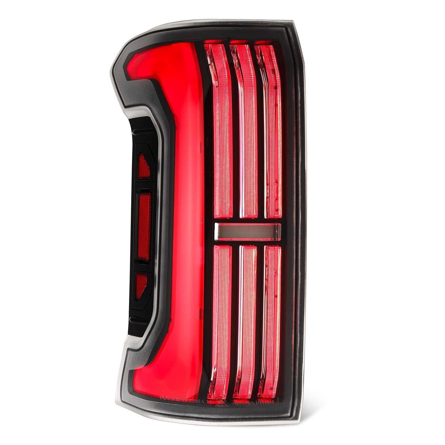 24-26 Toyota Tacoma NOVA-Series Prismatic LED Tail Lights Black-Red