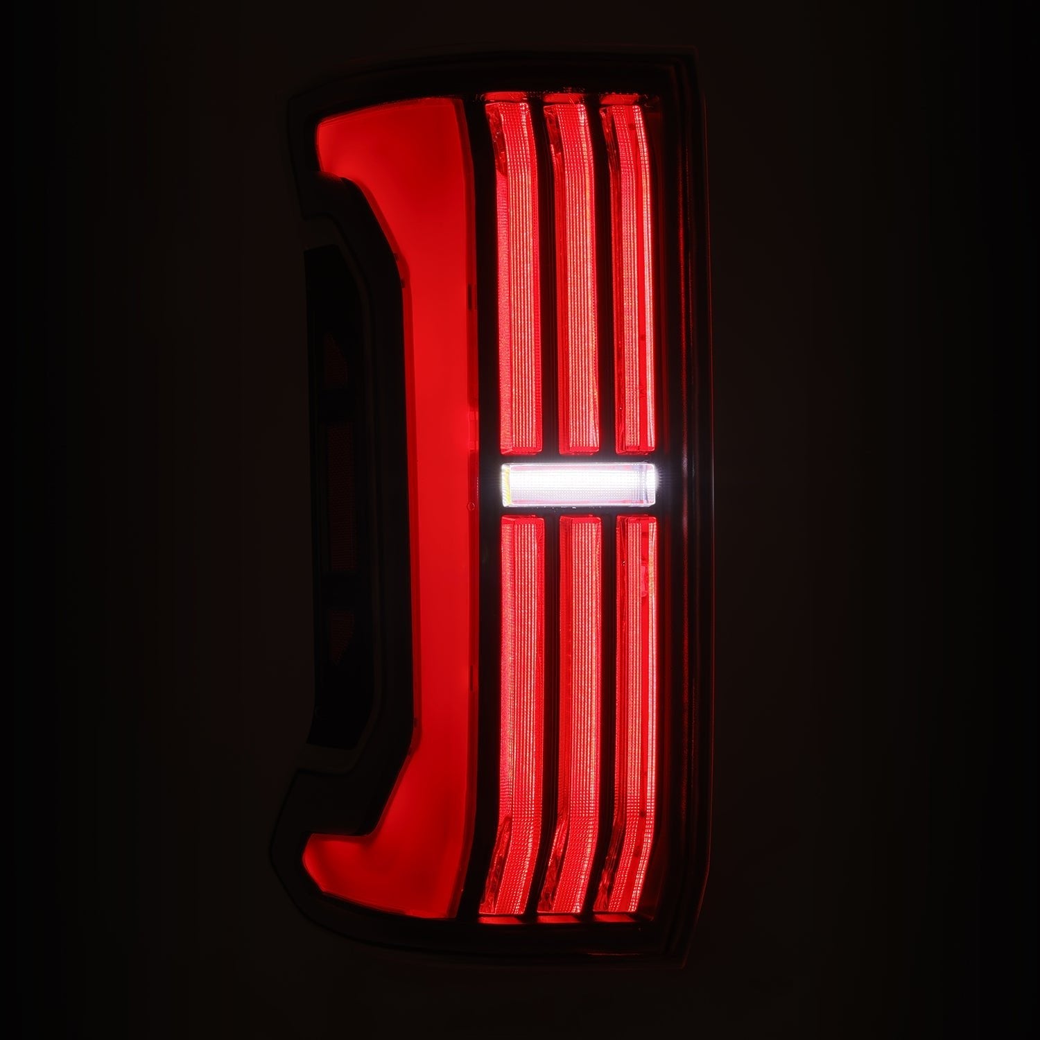 24-26 Toyota Tacoma NOVA-Series Prismatic LED Tail Lights Black-Red