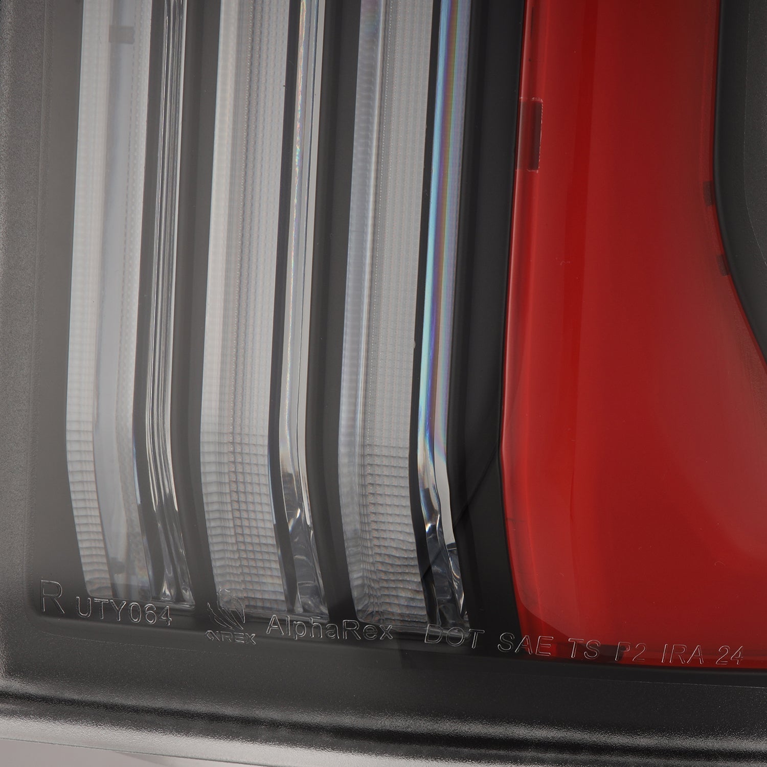 24-26 Toyota Tacoma NOVA-Series Prismatic LED Tail Lights Black-Red