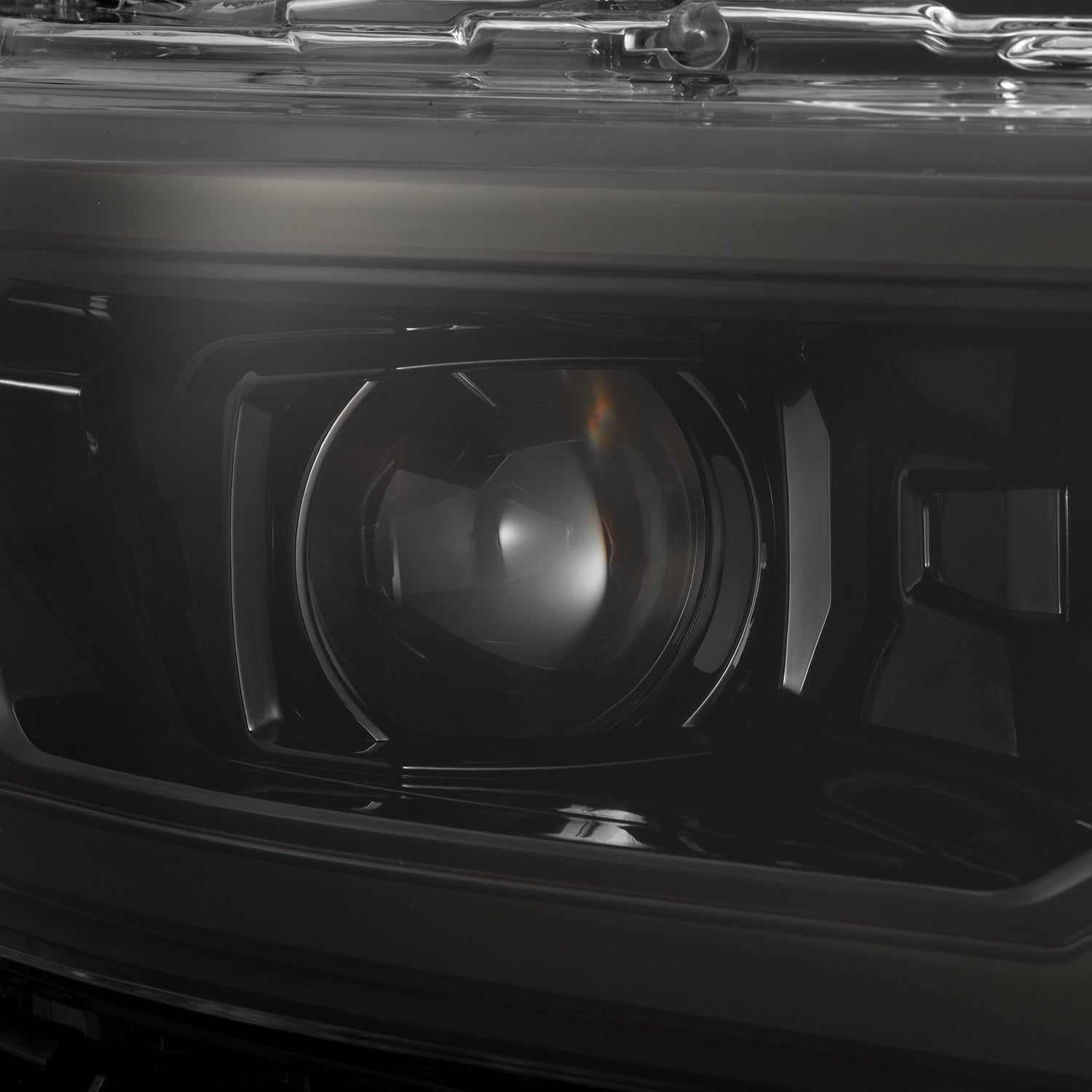 25-26 Ram 1500 LUXX-Series LED Projector Headlights Alpha-Black