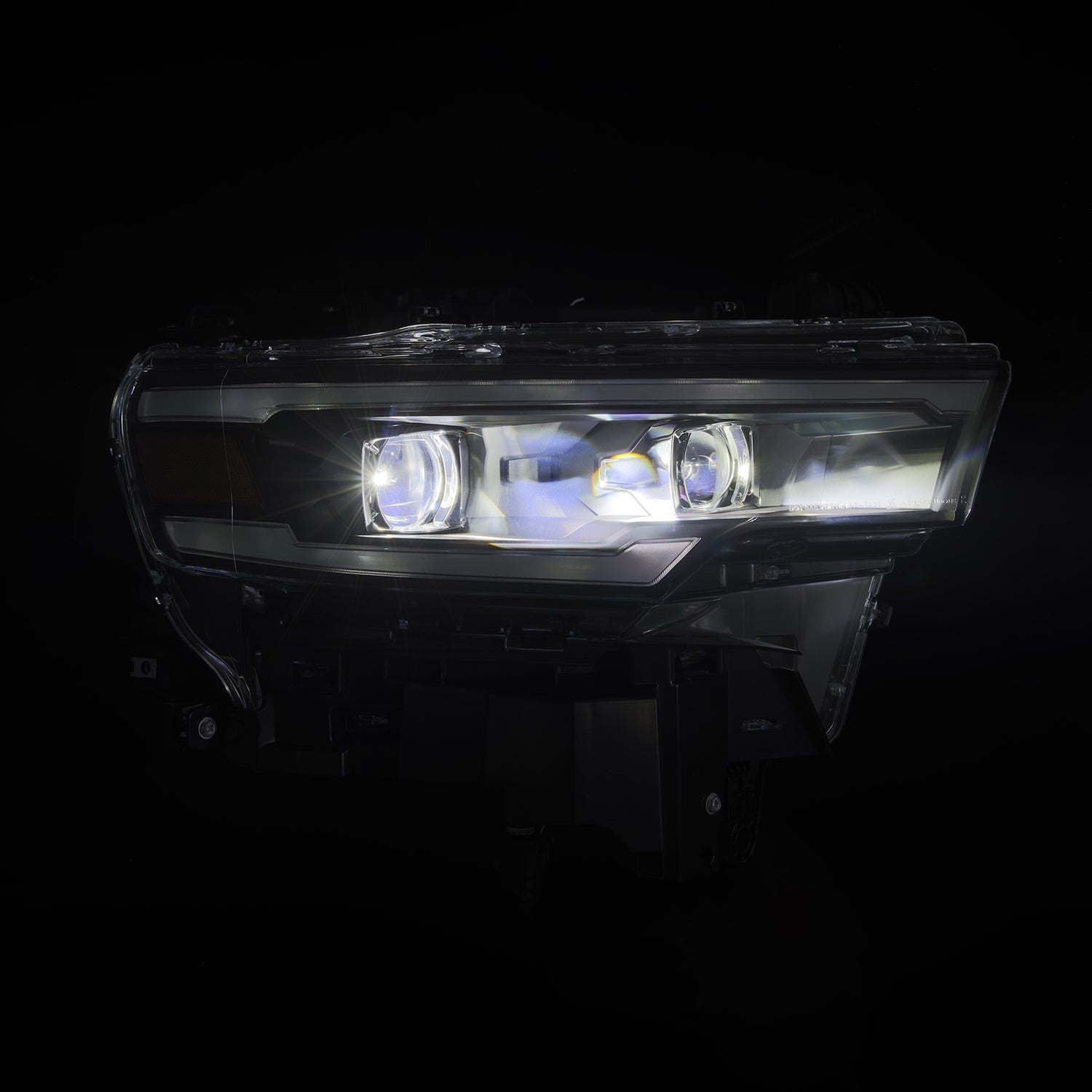25-26 Ram 1500 LUXX-Series LED Projector Headlights Black