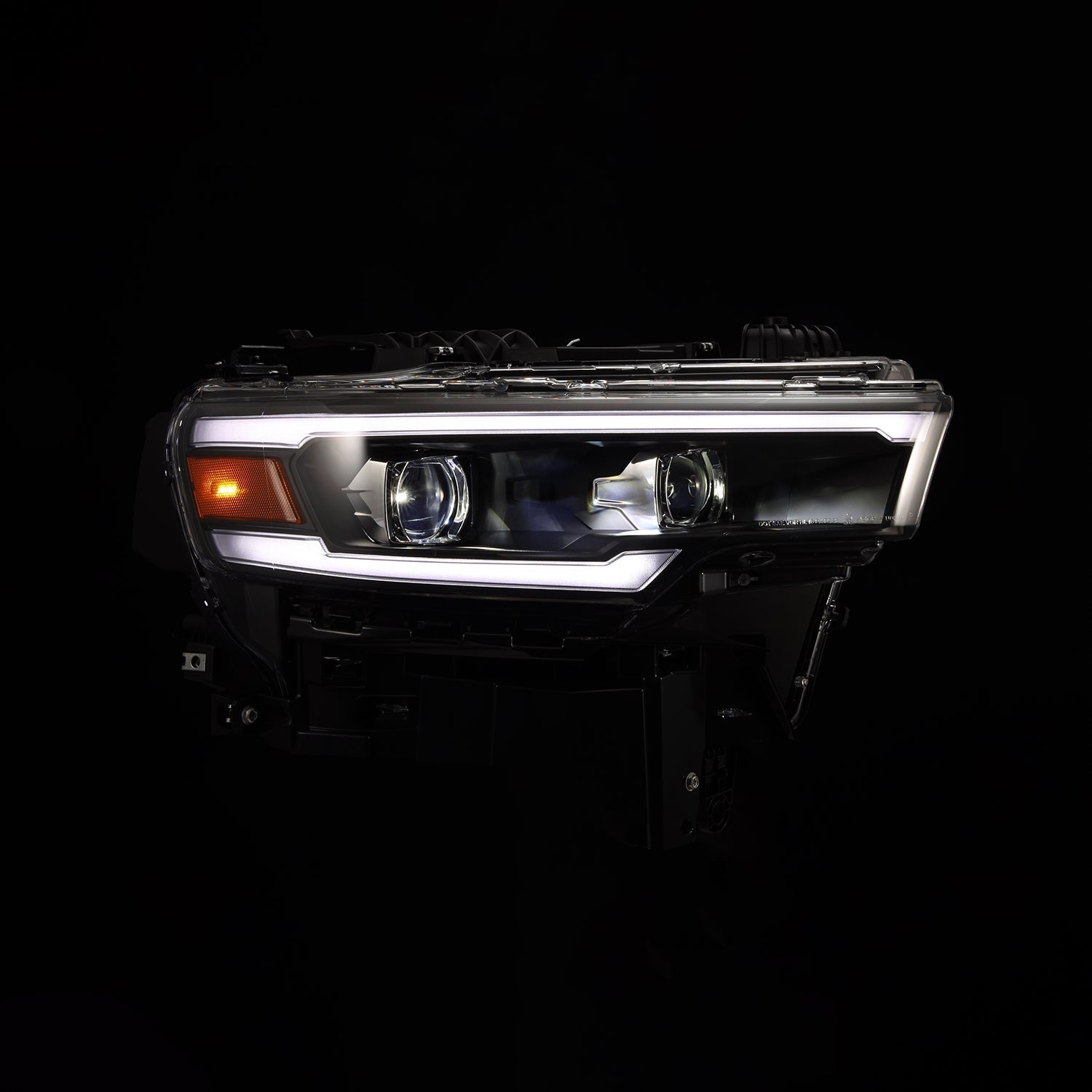 25-26 Ram 1500 LUXX-Series LED Projector Headlights Black