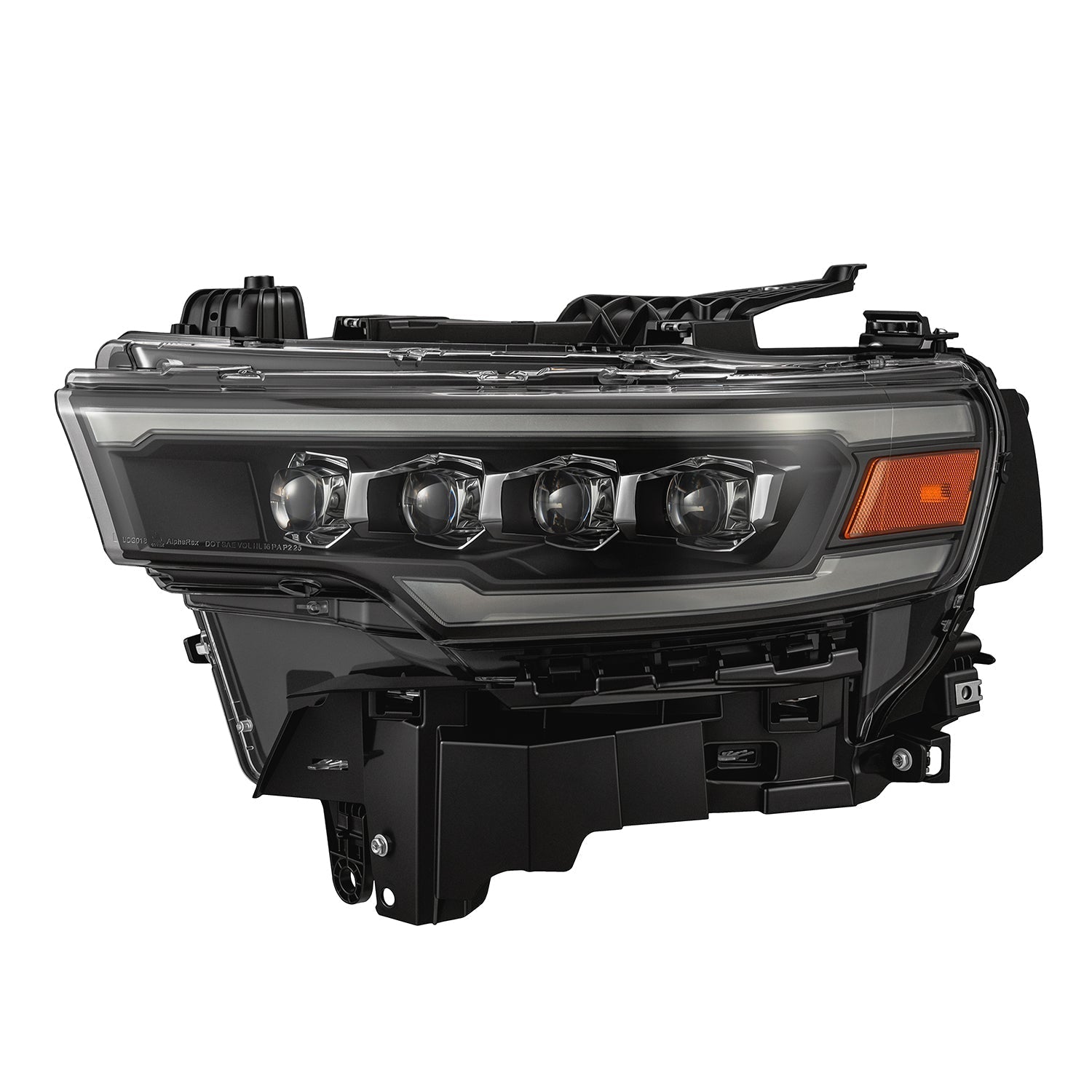 25-26 Ram 1500 NOVA-Series LED Projector Headlights Black