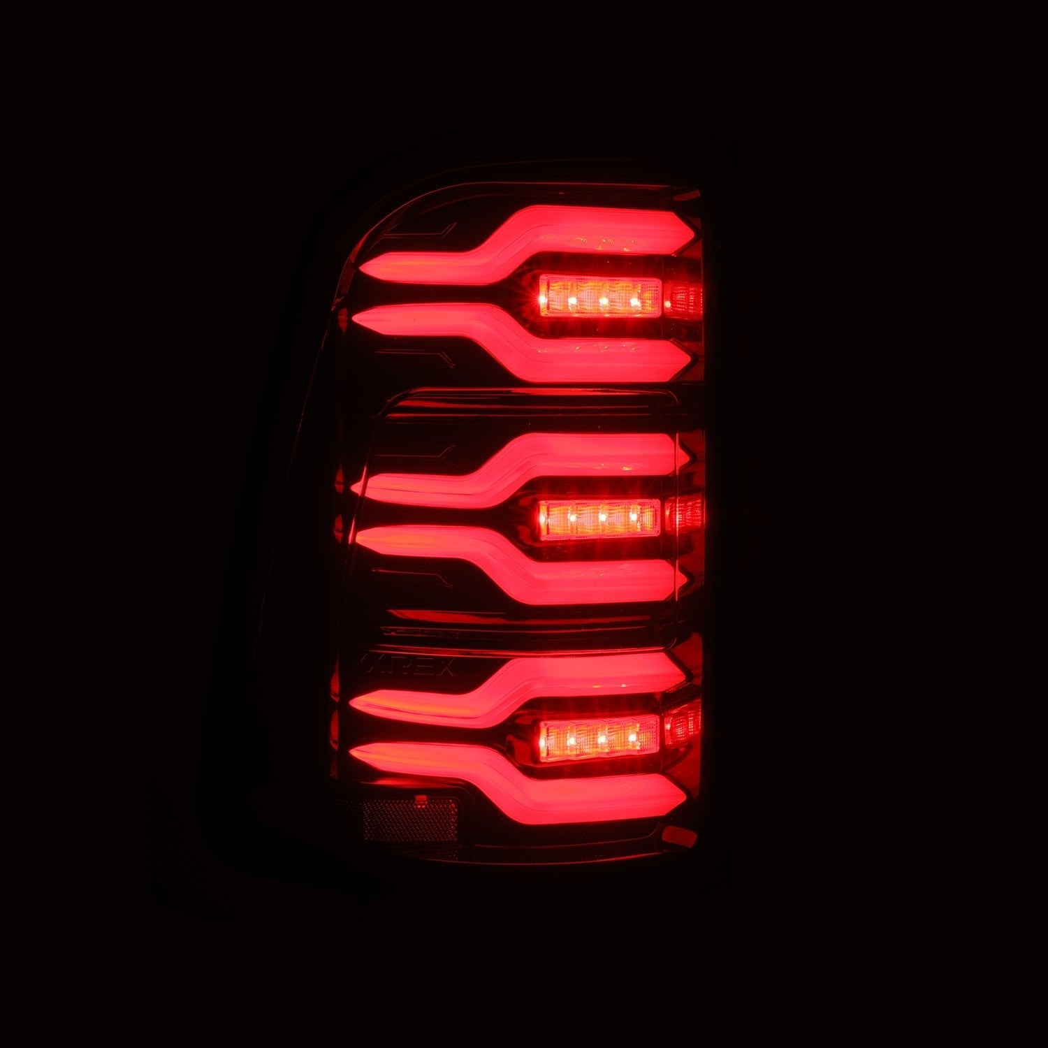 25-26 Ram 1500 LUXX-Series LED Tail Lights Black-Red