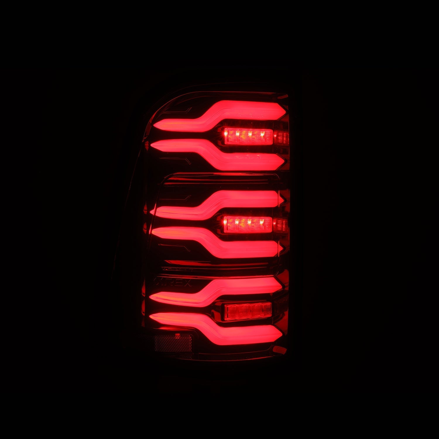 25-26 Ram 1500 LUXX-Series LED Tail Lights Black-Red