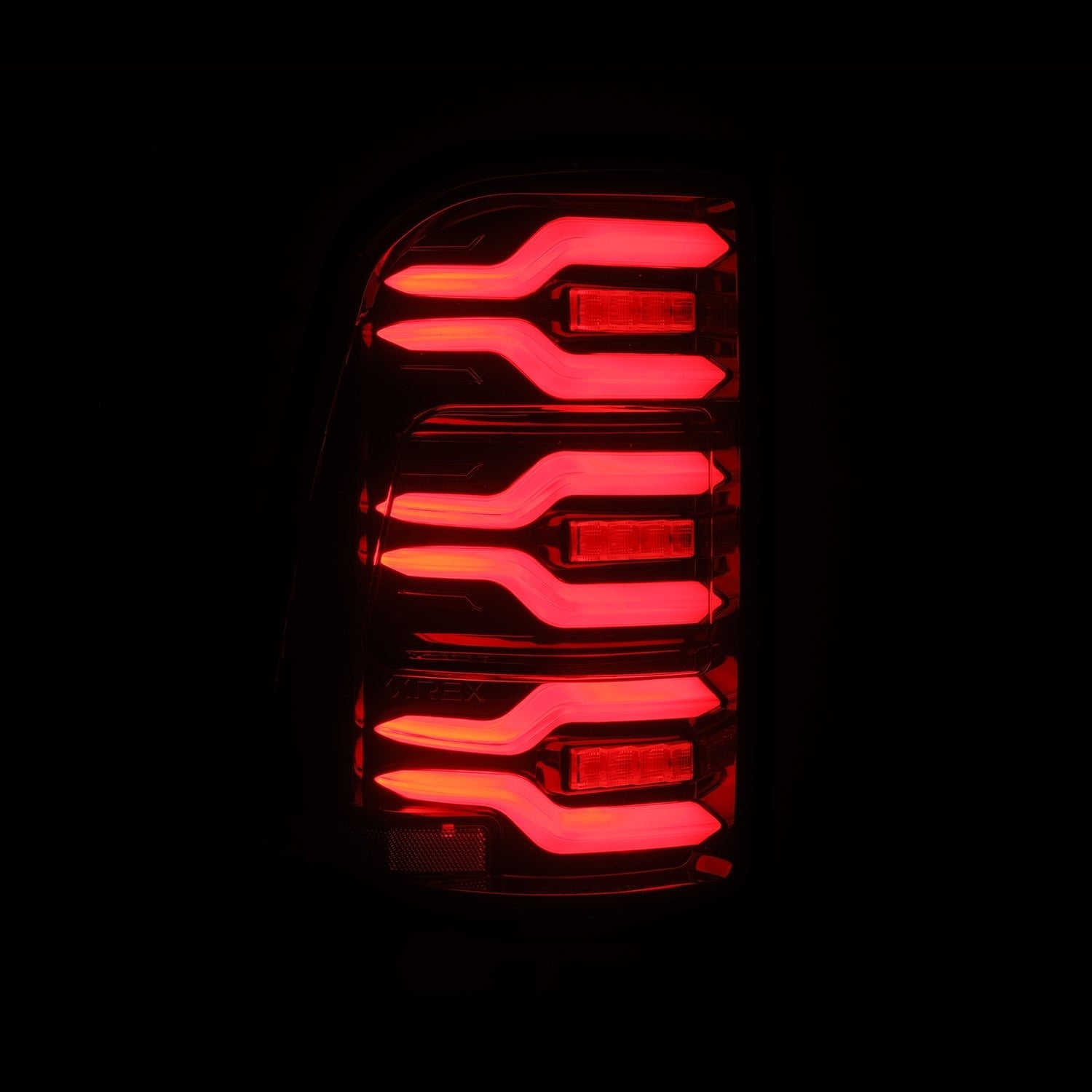 25-26 Ram 1500 LUXX-Series LED Tail Lights Black-Red