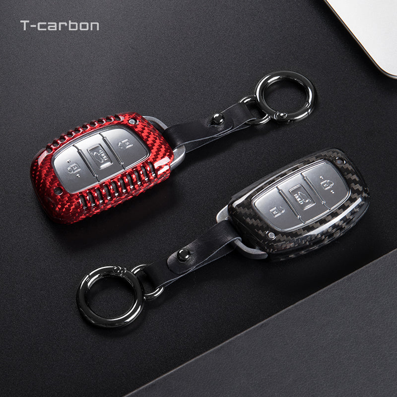 Hyundai Carbon Fiber Key Cover – Solaris / i10/i20/i30/i35/i40 / IX45