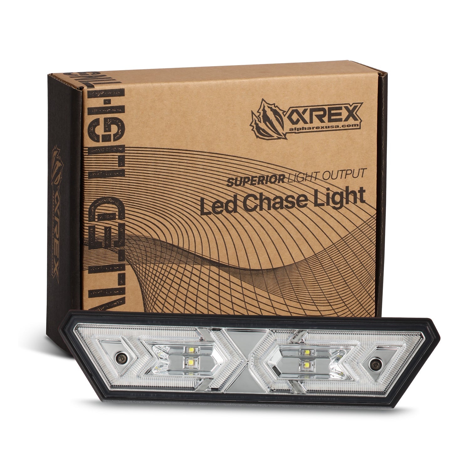 AlphaRex Arrow-X Multi-functional Off-Road Chase Light - Clear