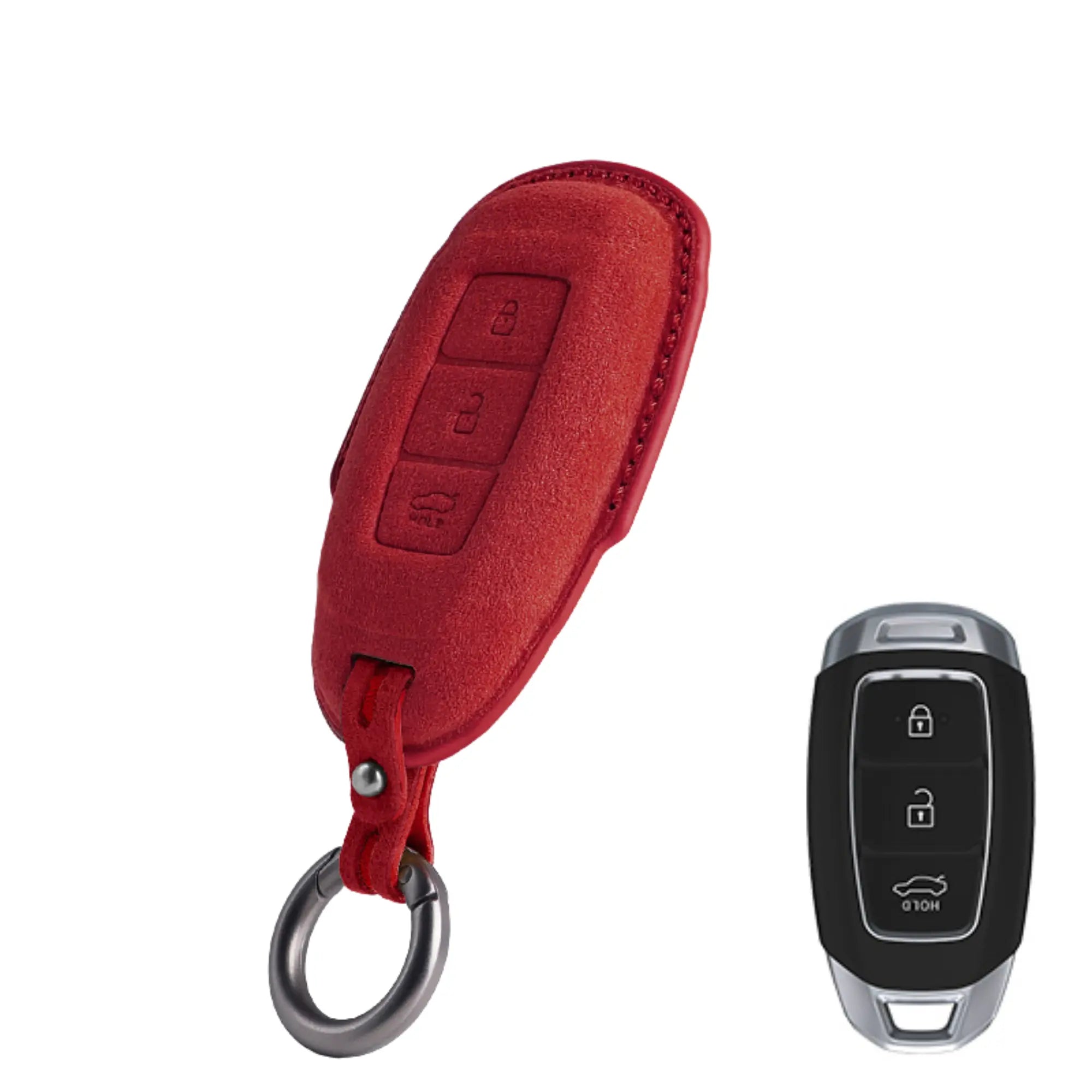 Hyundai Key Cover - Alcantara - Type A