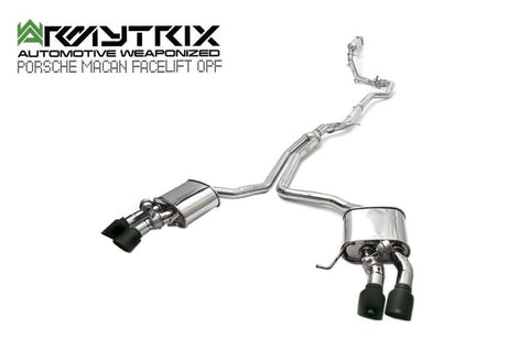 Armytrix Stainless Steel Valvetronic Cat Back Exhaust System Porsche Macan 2.0T 19+ (Facelift OPF)