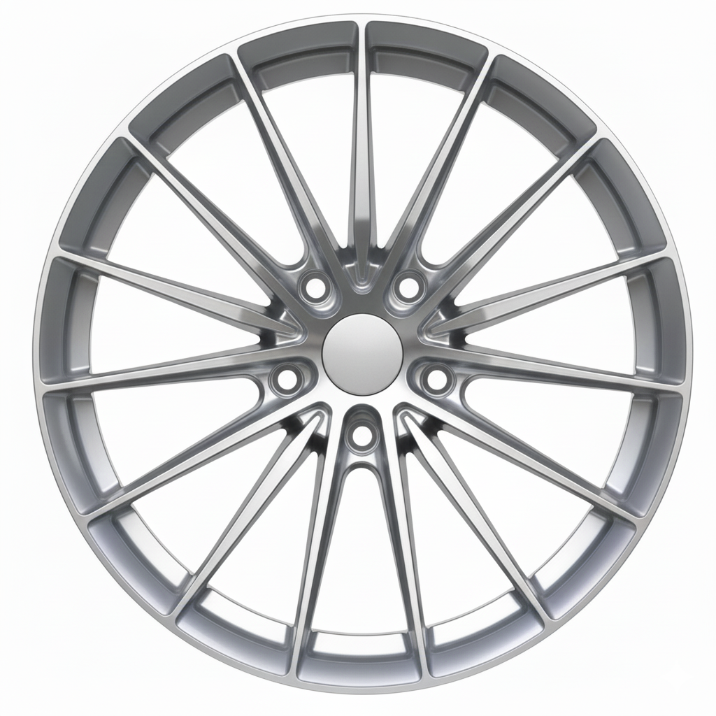 WWC 515 | 15-Spoke Flow-Form Wheel – Silver