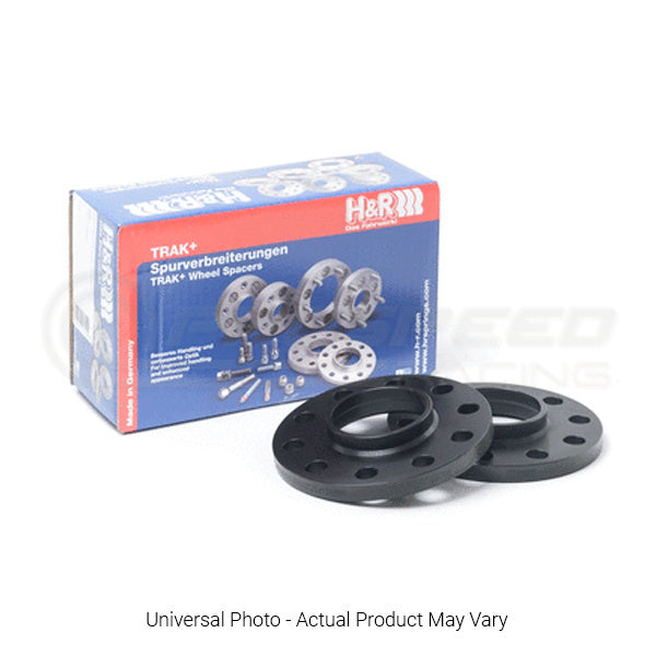 H&R Trak+ DR Wheel Spacers PAIR 20mm Black M12x1.5, 47mm Long, 60 Deg Tapered, 17mm Head