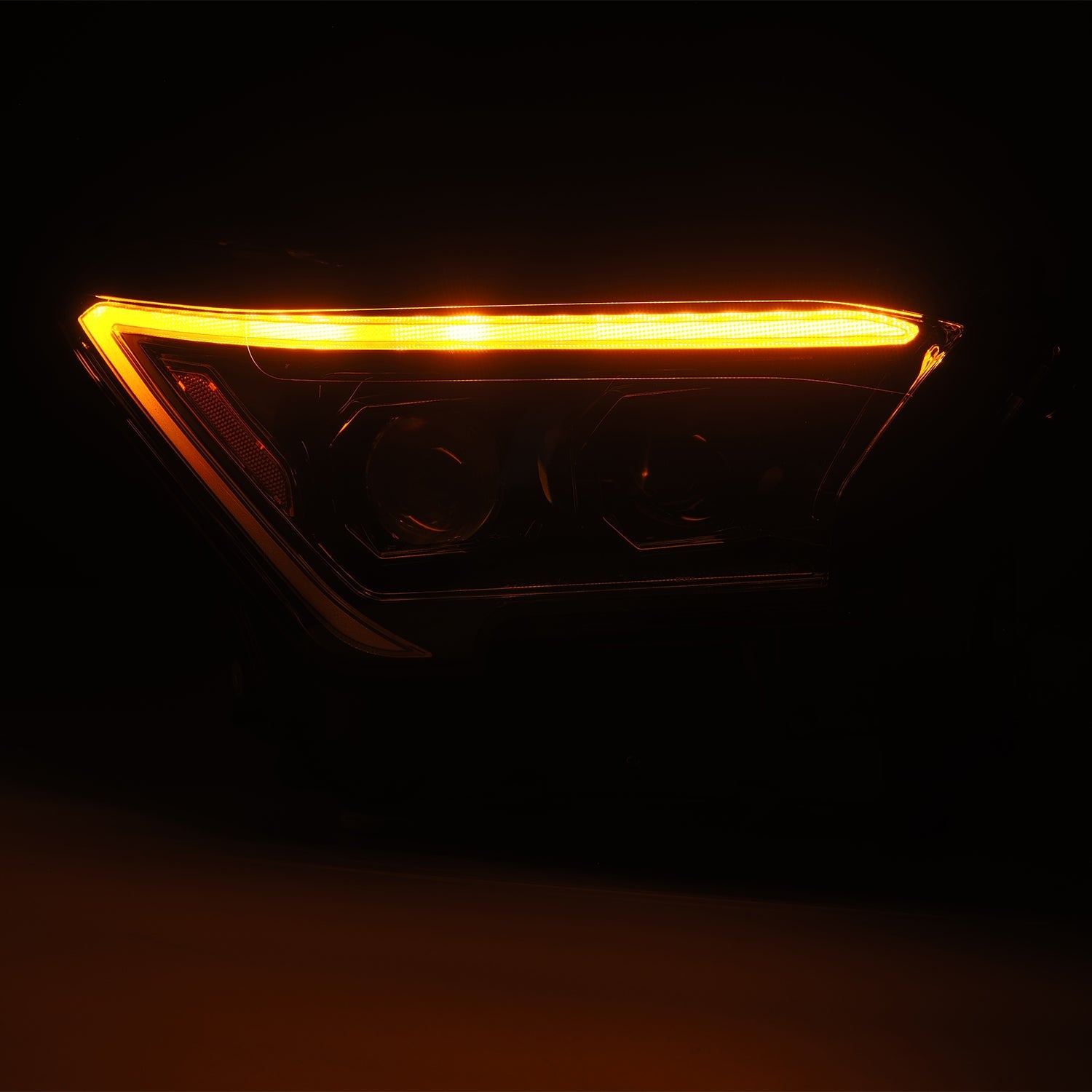 24-26 Toyota Tacoma / 25-26 4Runner LUXX-Series LED Projector Headlights Alpha-Black