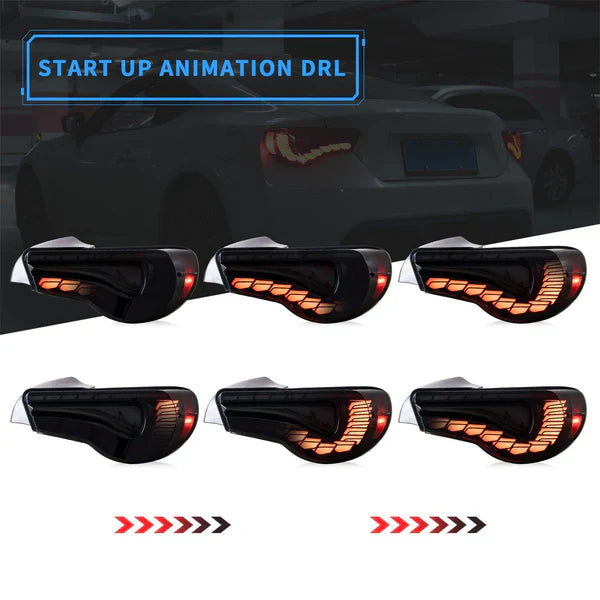 VLAND 2012-2021 TOYOTA 86 / SUBARU BRZ GTS STYLE SEQUENTIAL OLED TAIL LIGHTS