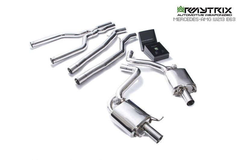 Armytrix Stainless Steel Valvetronic Cat Back Exhaust System Mercedes E63 W213 16+