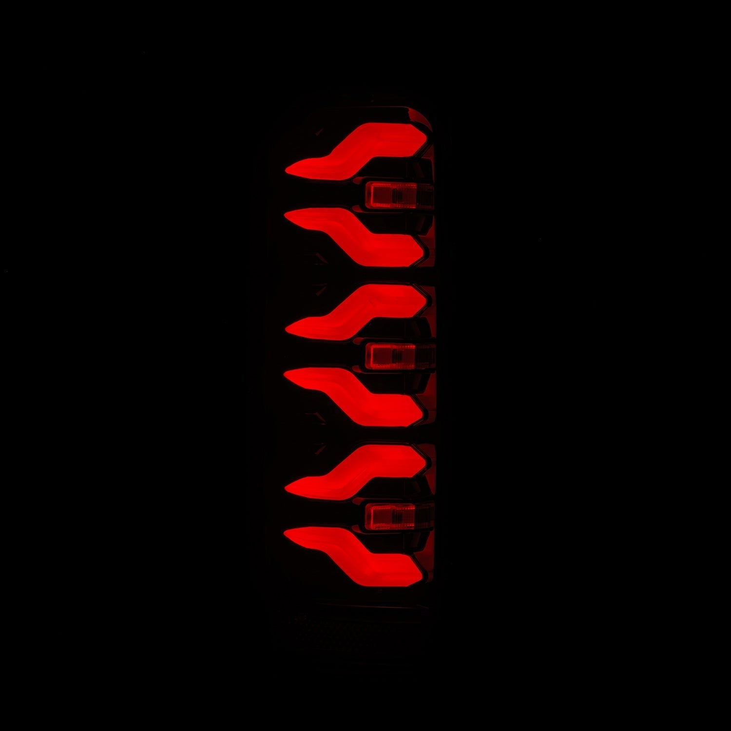87-96 Ford F-Series/Bronco LUXX-Series LED Tail Lights Black-Red