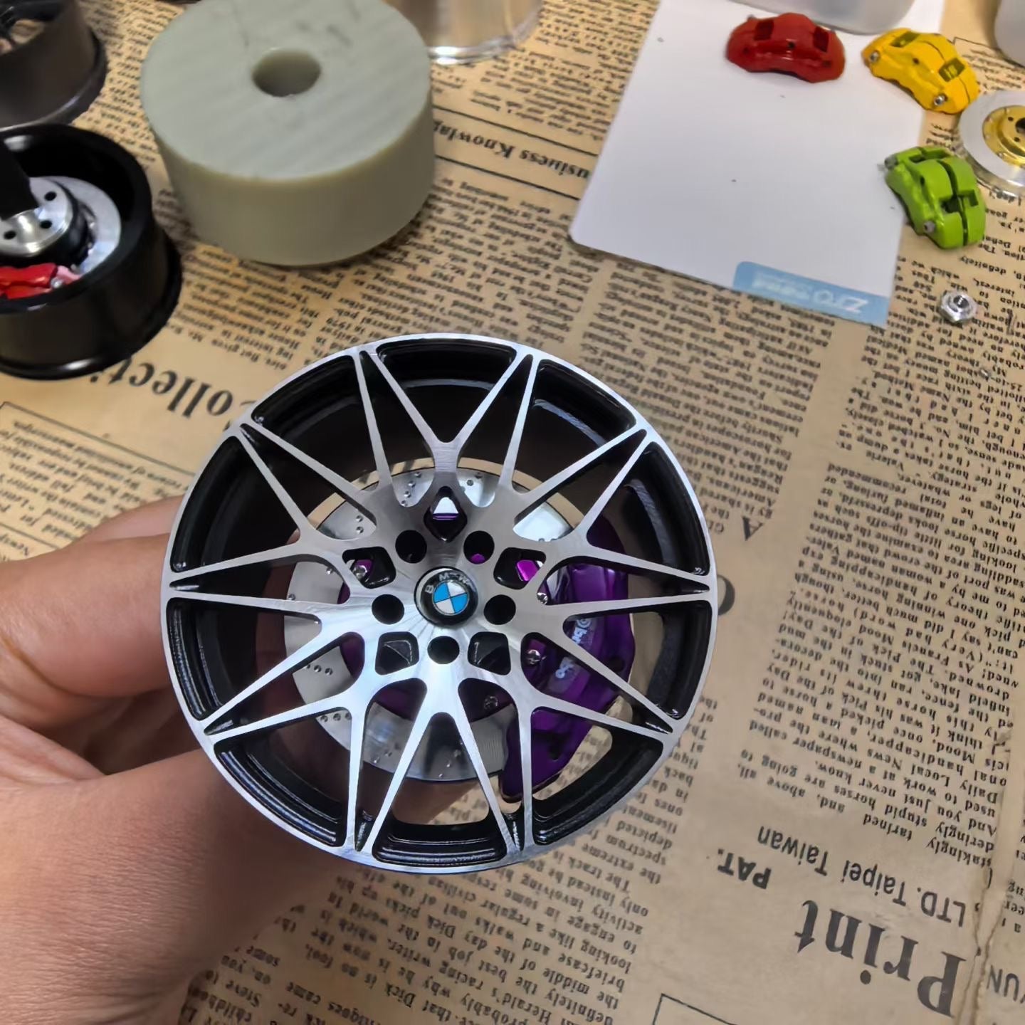 Miniature Wheel Custom Mini Wheel & Brake Air Freshener