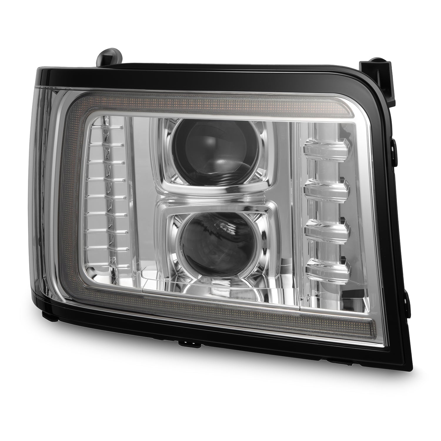 92-96 Ford F-Series/Bronco PRO-Series Halogen Projector Headlights Chrome