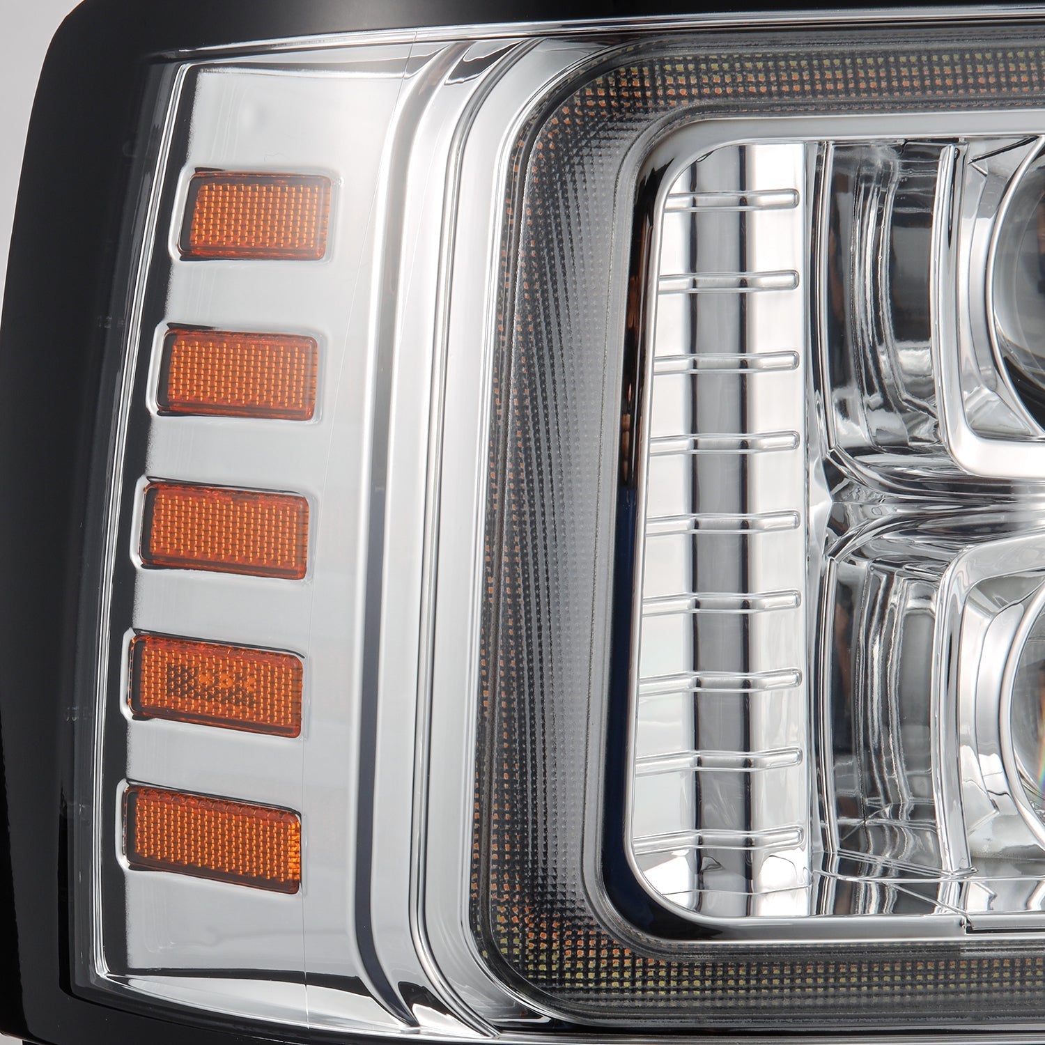 92-96 Ford F-Series/Bronco PRO-Series Halogen Projector Headlights Chrome