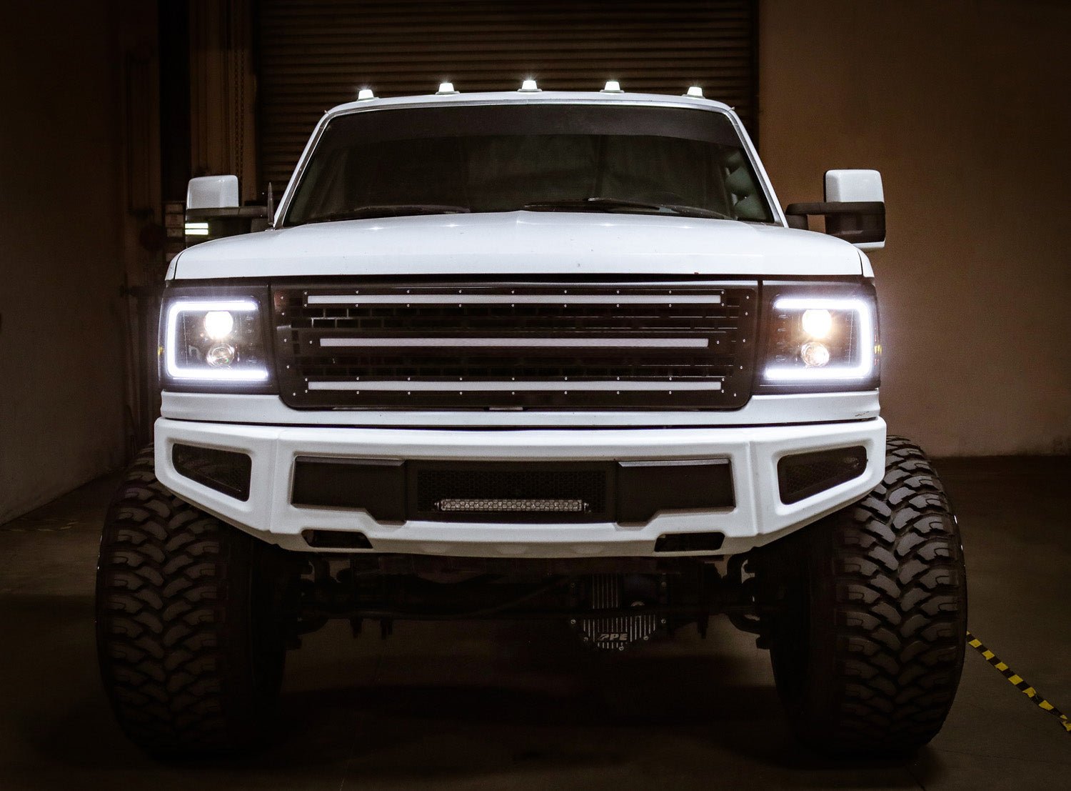 92-96 Ford F-Series/Bronco PRO-Series Halogen Projector Headlights Chrome
