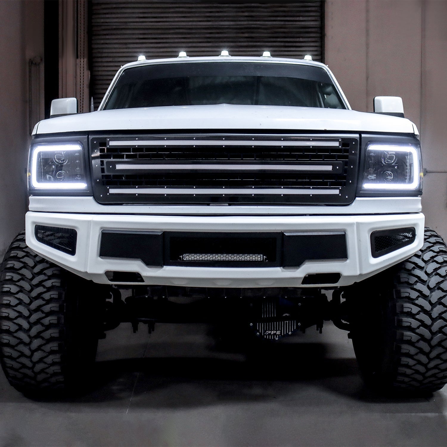 92-96 Ford F-Series/Bronco PRO-Series Halogen Projector Headlights Chrome