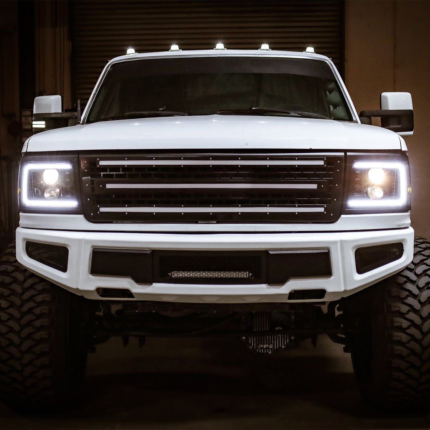 92-96 Ford F-Series/Bronco PRO-Series Halogen Projector Headlights Chrome