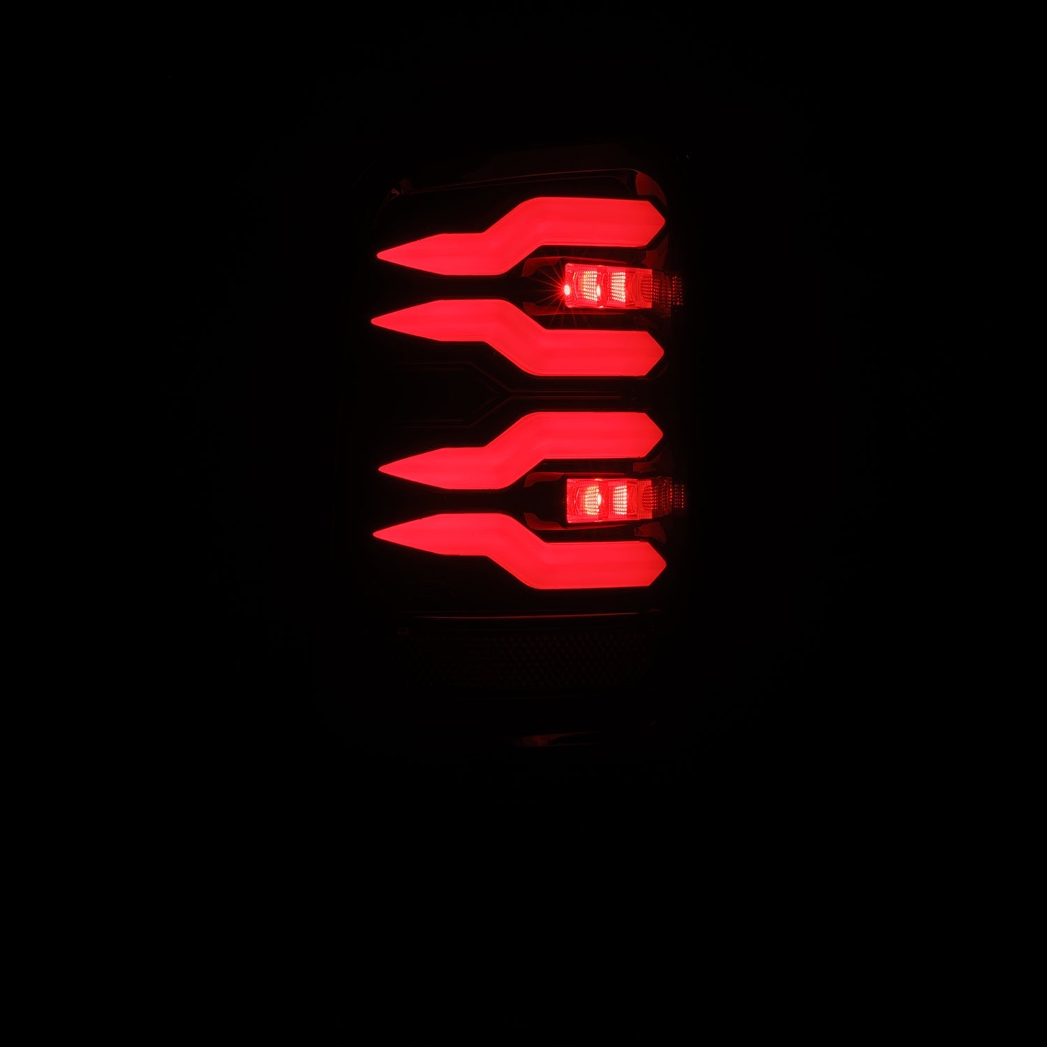 94-01 Dodge Ram 1500/94-02 Ram 2500/3500 LUXX-Series LED Tail Lights Black-Red