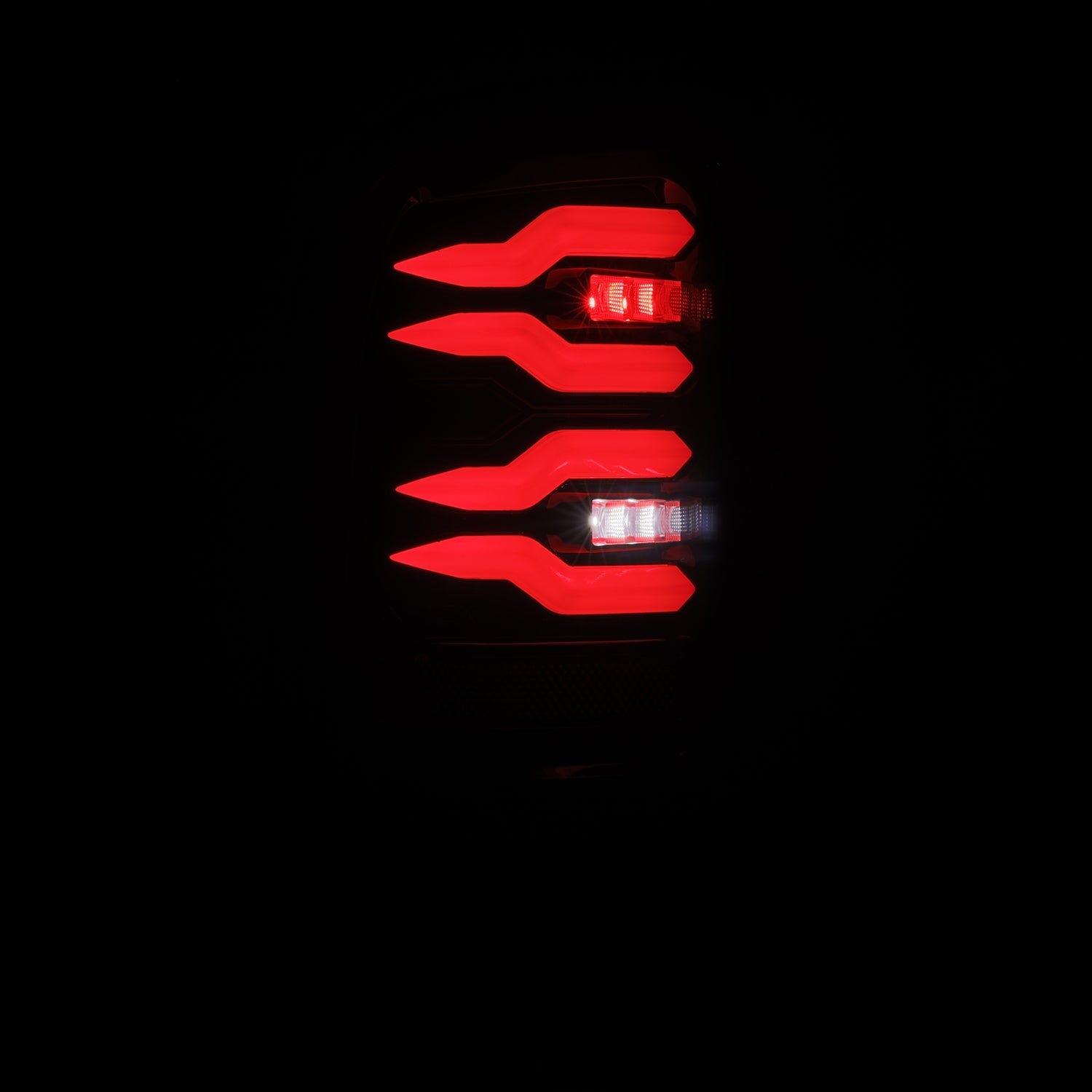 94-01 Dodge Ram 1500/94-02 Ram 2500/3500 LUXX-Series LED Tail Lights Black-Red