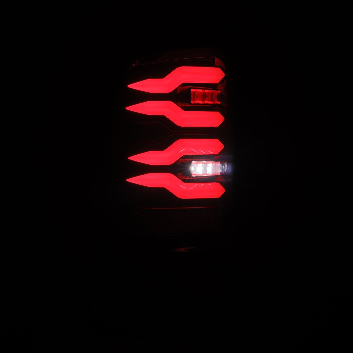 94-01 Dodge Ram 1500/94-02 Ram 2500/3500 LUXX-Series LED Tail Lights Black-Red