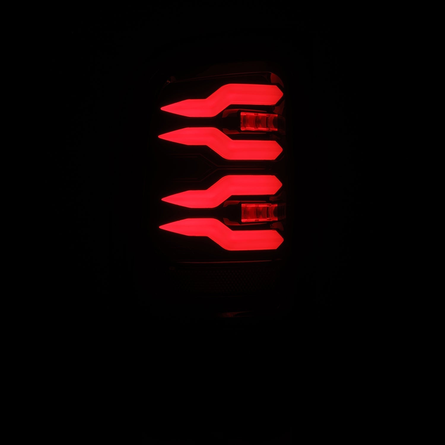 94-01 Dodge Ram 1500/94-02 Ram 2500/3500 LUXX-Series LED Tail Lights Black-Red