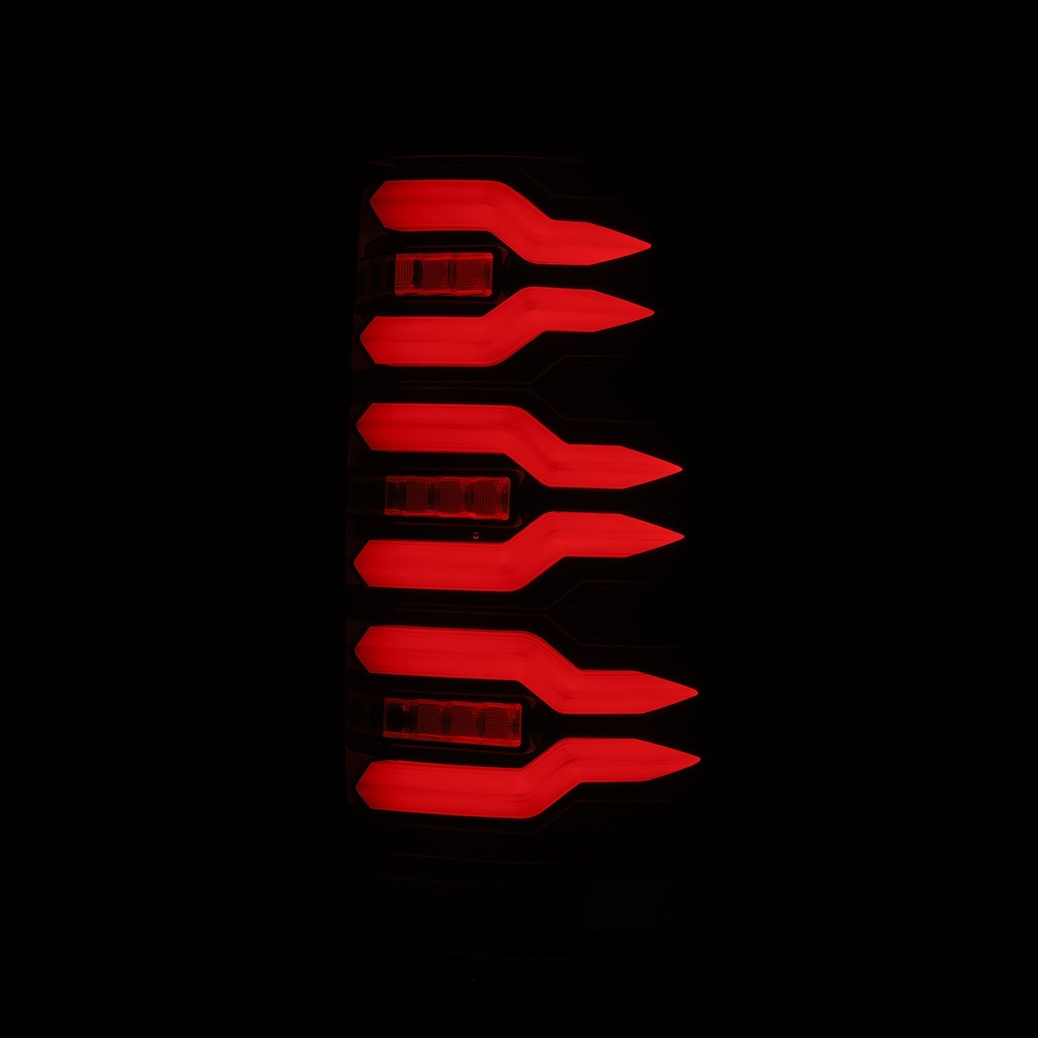 99-06 Chevrolet Silverado/99-06 GMC Sierra LUXX-Series LED Tail Lights Black-Red