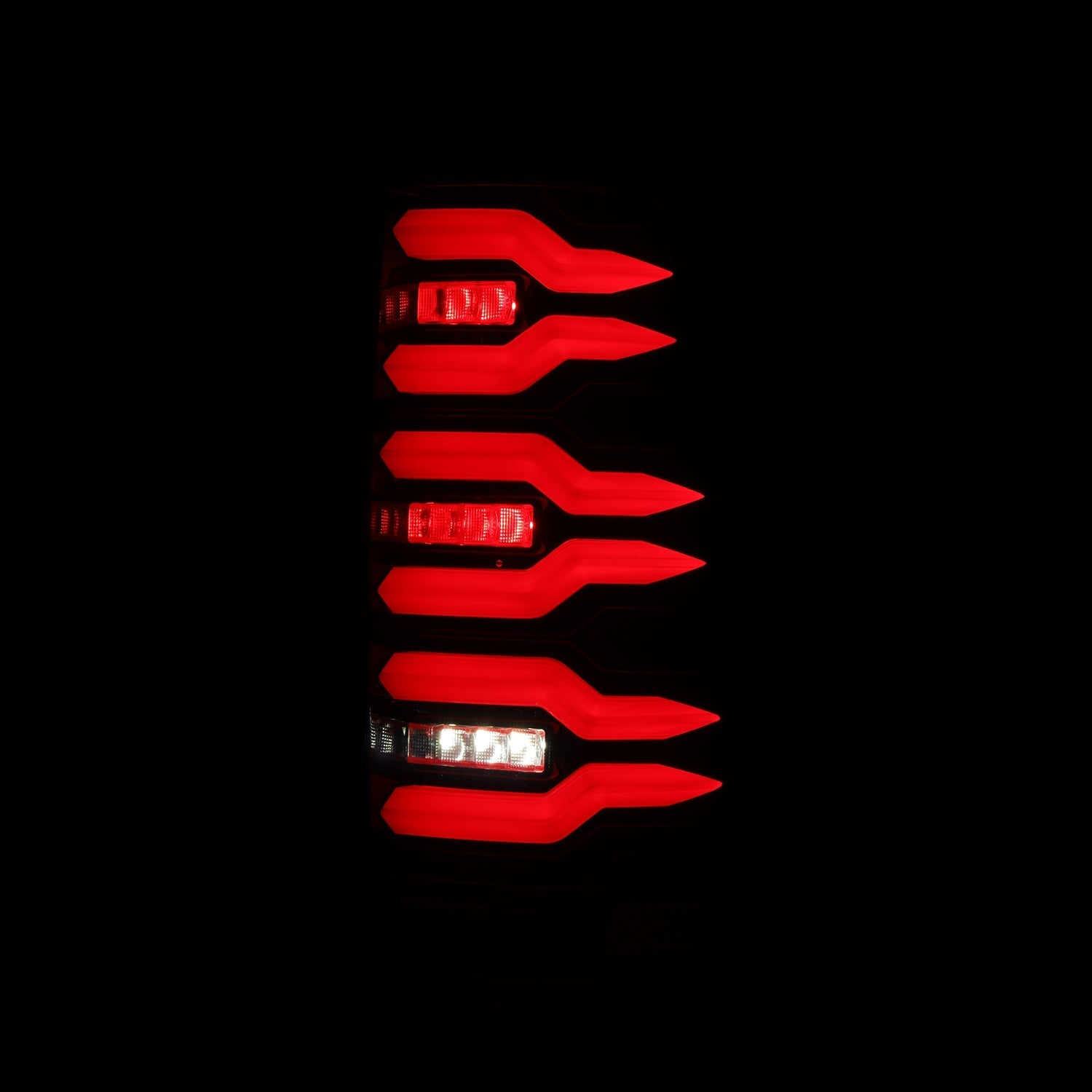 99-06 Chevrolet Silverado/99-06 GMC Sierra LUXX-Series LED Tail Lights Black-Red