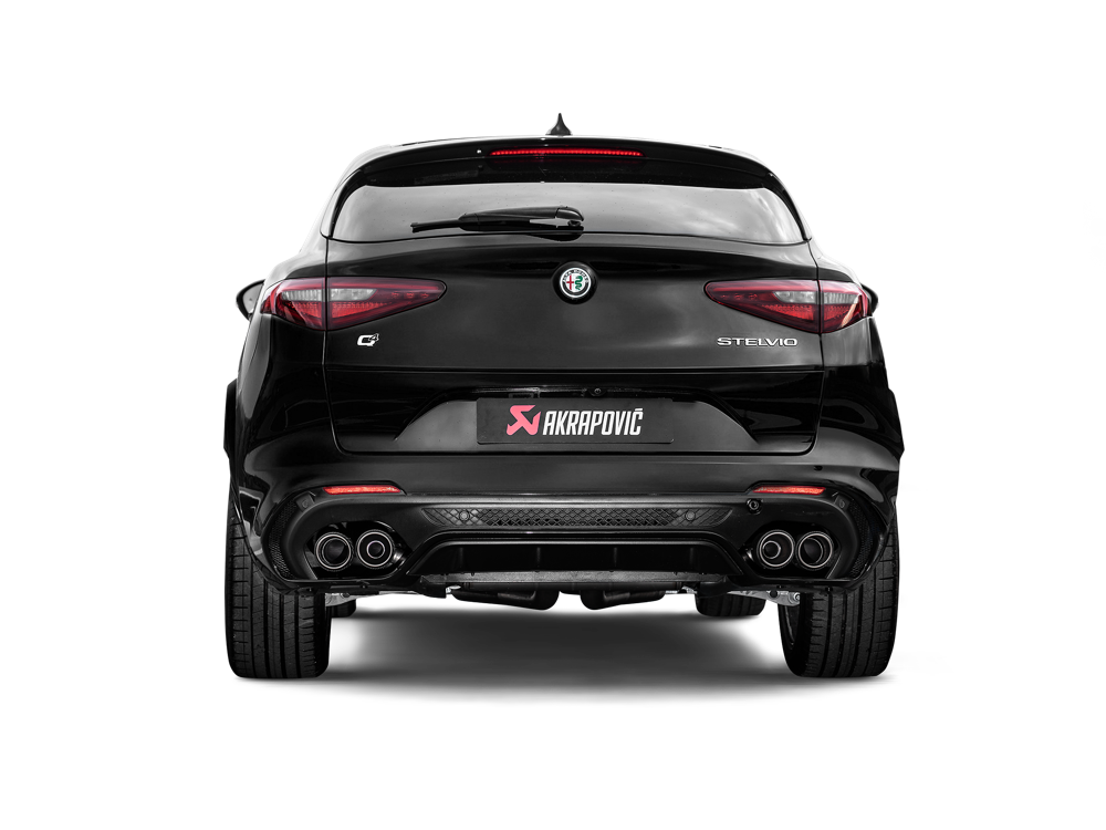 Akrapovic Slip On Line (Titanium) for Alfa Romeo Stelvio Quadrifoglio