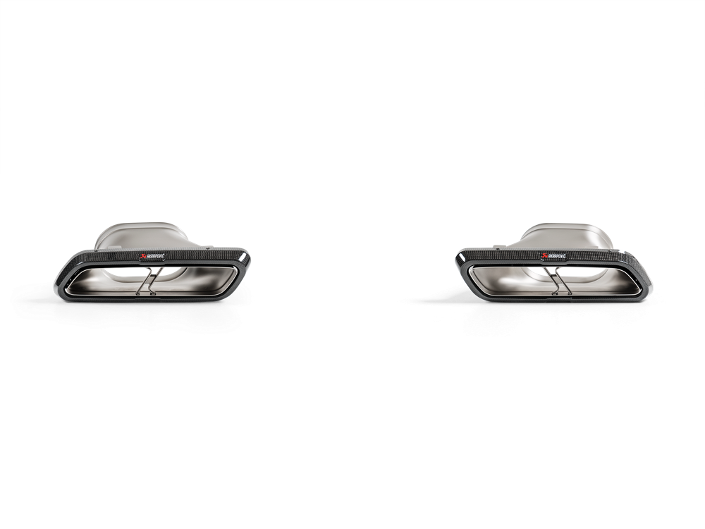 Akrapovic Carbon Tail Pipe Set - High Gloss for Mercedes E 63/E 63 S Sedan/Estate (W213/S213)