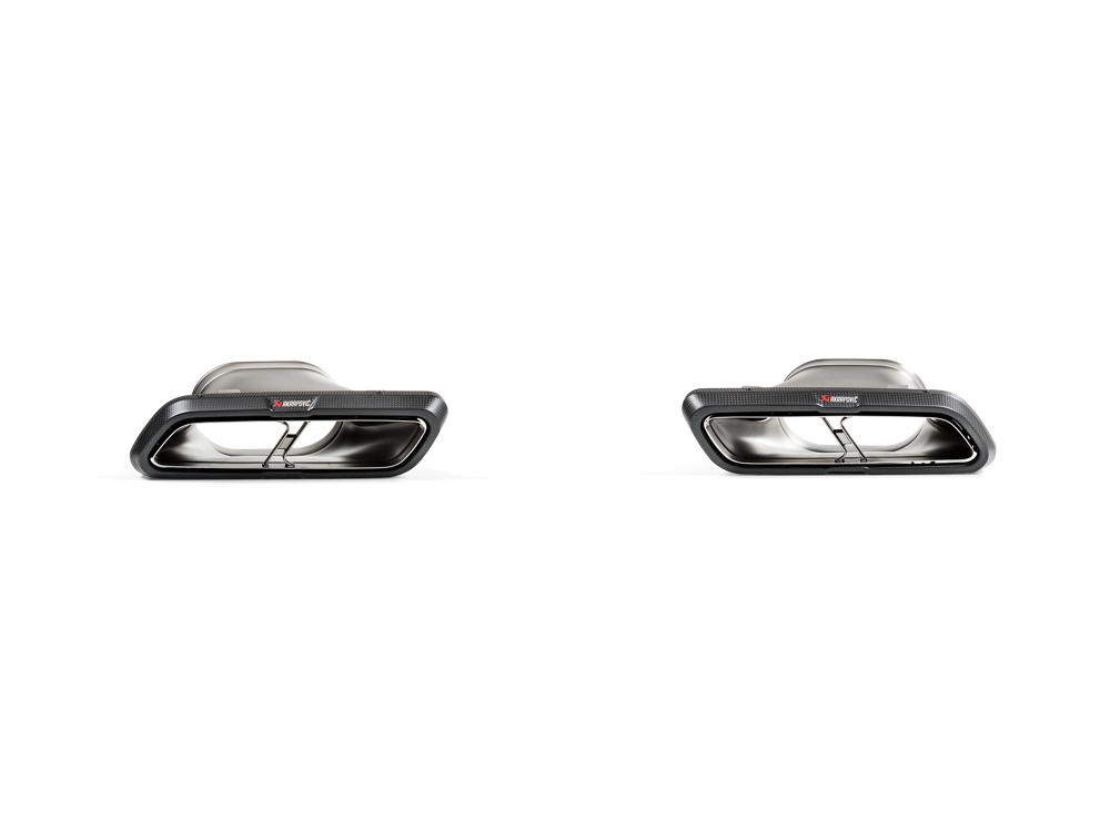 Akrapovic Carbon Tail Pipe Set - Matte for Mercedes E 63/E 63 S Sedan/Estate (W213/S213)