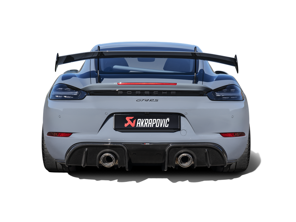 Akrapovic Slip-On Race Line (Titanium) for Porsche 718 Cayman GT4 RS
