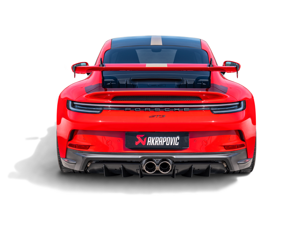 Akrapovic Rear Carbon Fibre Diffuser - Matte for Porsche 992 GT3