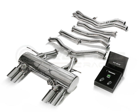 Armytrix Stainless Steel Valvetronic Cat Back Exhaust System - Wireless Valvetronic control BMW M3 F80/M4 F82/F83 incl. Competition 14-19