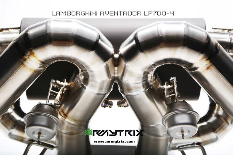Armytrix Titanium Valvetronic Cat Back Exhaust System Lamborghini Aventador LP700-4/LP720-4/LP750-4 11-17