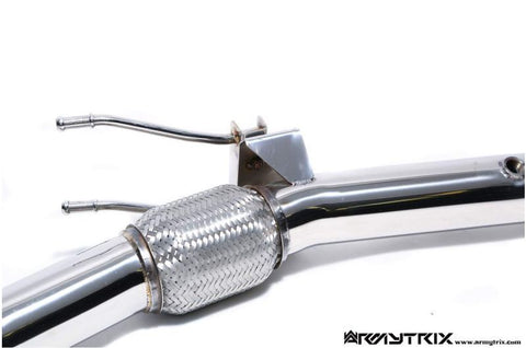 Armytrix Stainless Steel Valvetronic Cat Back Exhaust System Volkswagen Golf R MK6 08-13